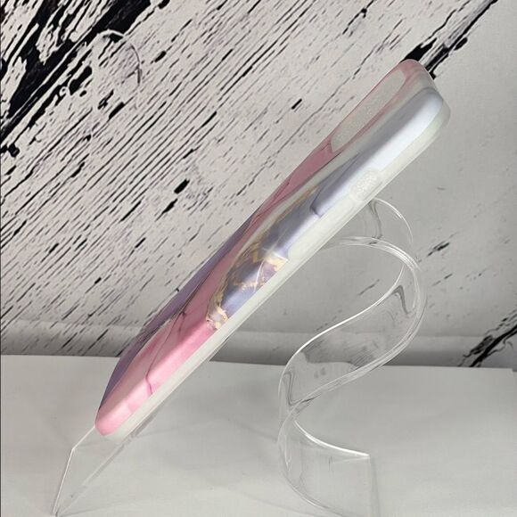 Marble Look iPhone Case for 12 Pro Max-Purple/Pink/White - Picture 3 of 4
